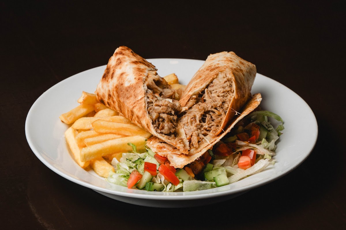 Pulled pork wrap